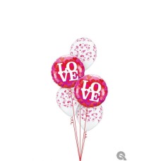 Bukiet 1684 All You Need is Love Qualatex #24788-2 38433-3